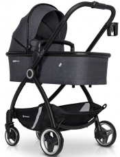 Детская коляска 2 в 1 Euro-Cart Crox 9023-ECC-01, Coal